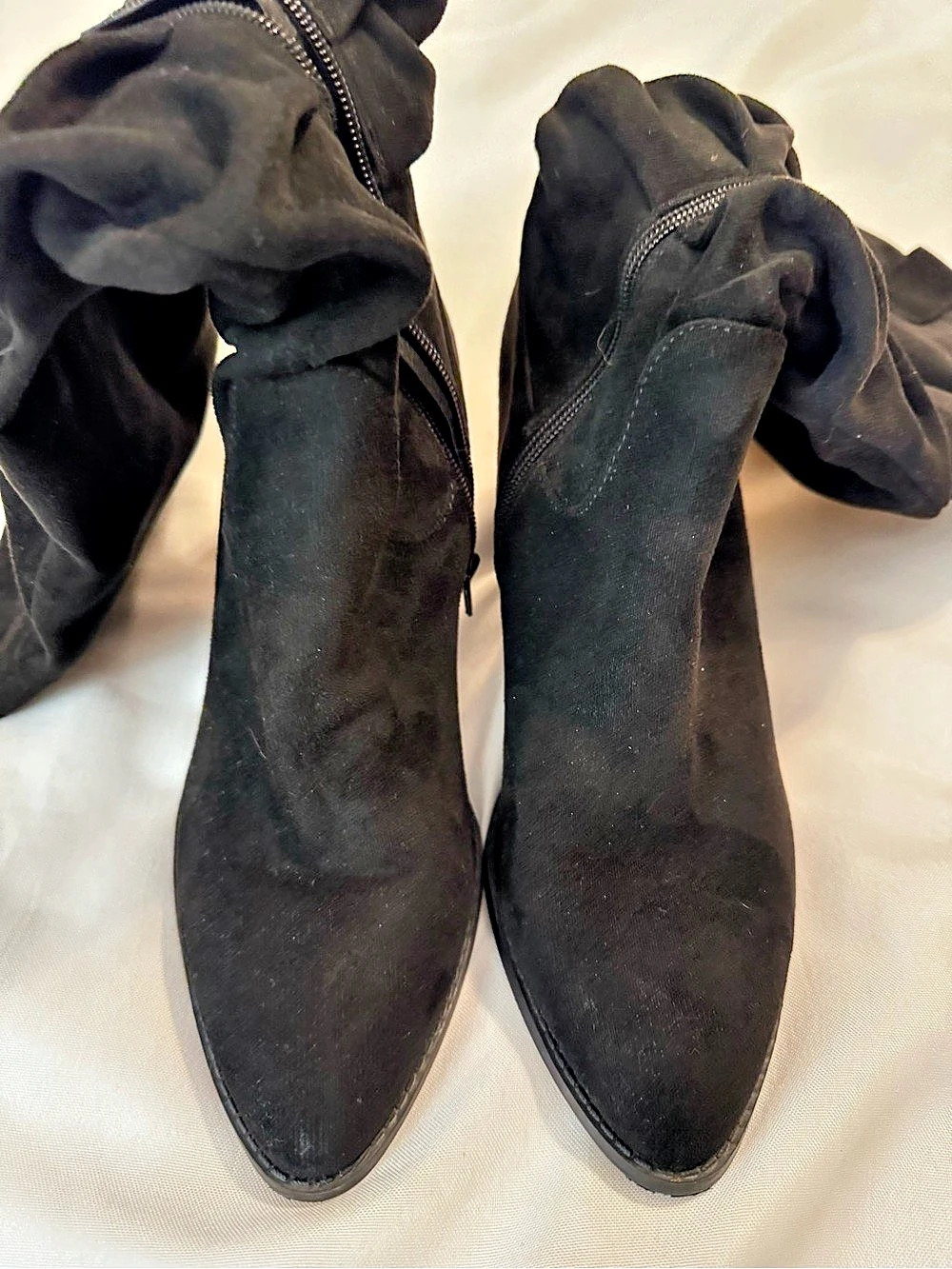 My Soft Black Over-the-Knee Boots